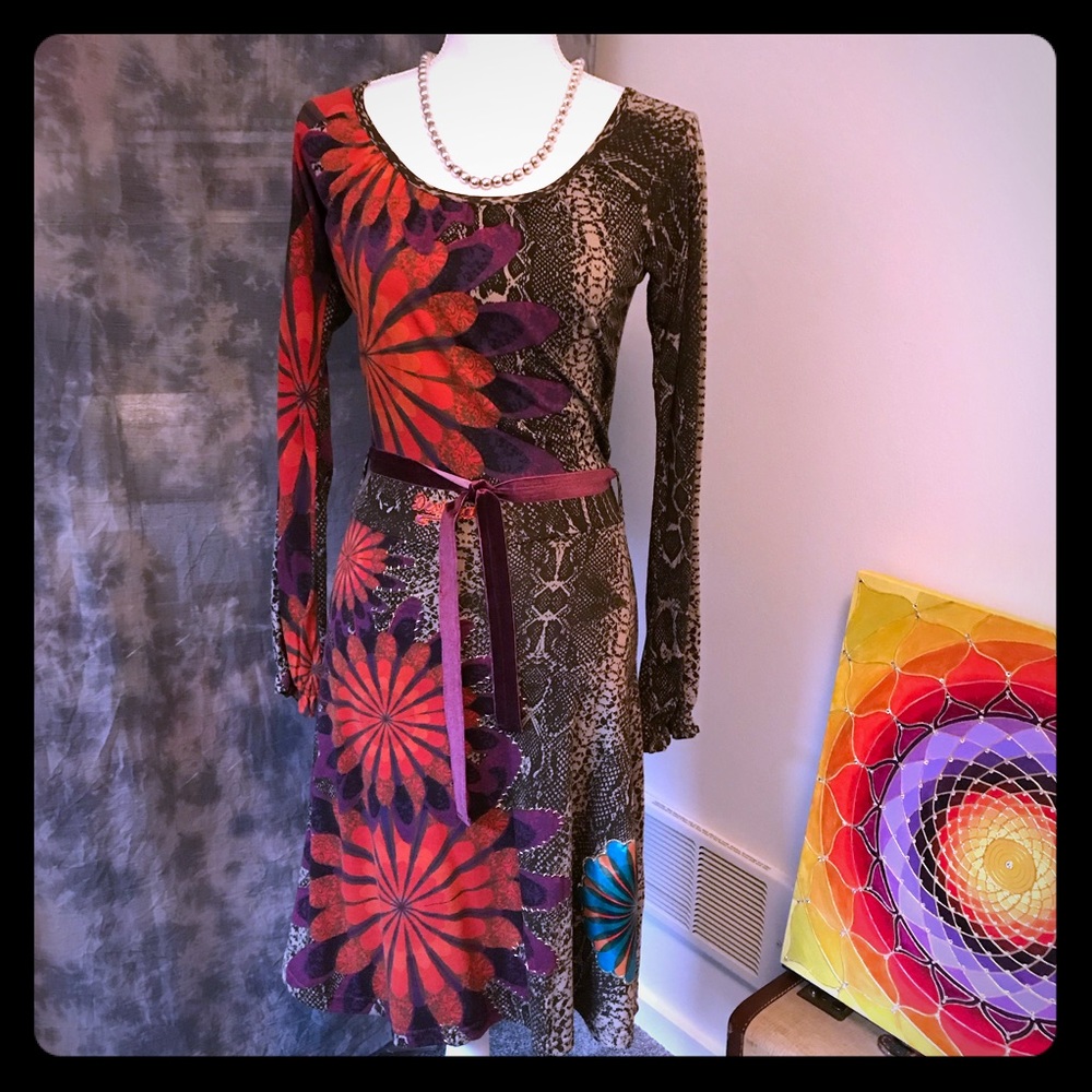 Desigual long sleeve dress